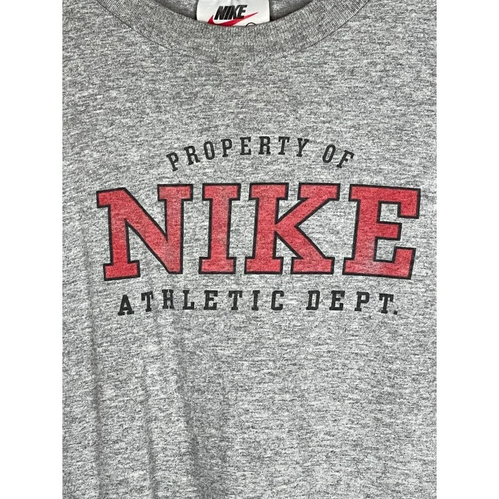 Nike Women's Large Gray T-Shirt Short Sleeve 